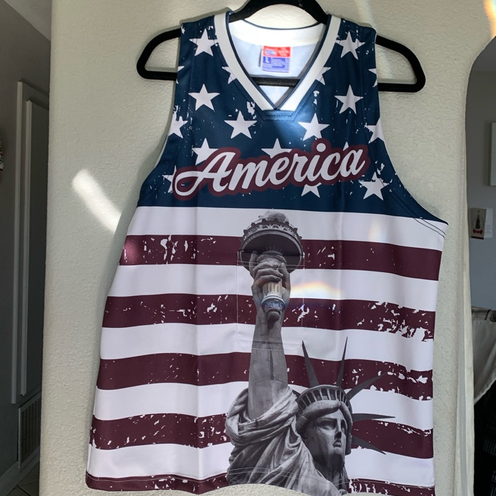 American Drinking Team Jersey Size Large, New No Tag
